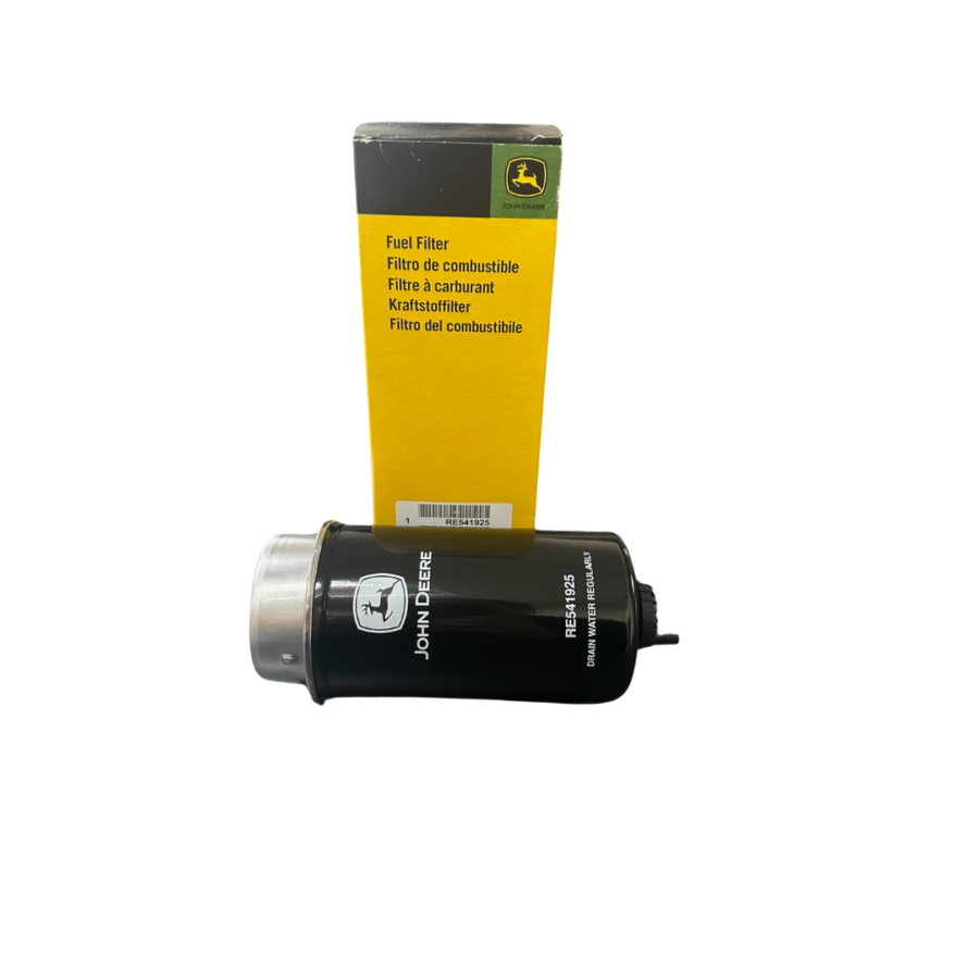 GENUINE RE541925 FUEL FILTER FOR JOHN DEERE 6000M SERIES TRACTORS.